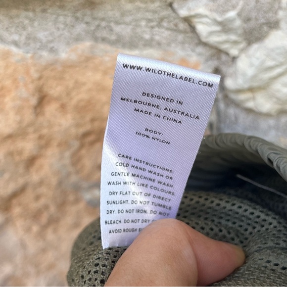 WILO THE LABEL PARACHUTE PANTS SAGE GREEN - Picture 9 of 10